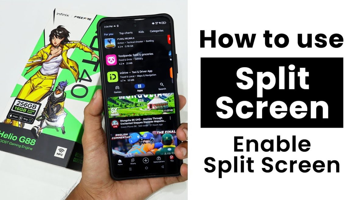How to Use Split Screen In Infinix Hot 40 | Enable Split Screen In Infinix Hot 40