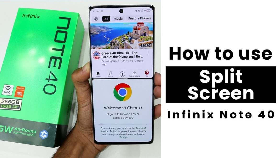 Does the Infinix Note 40 have Split Screen Mode? Use Split Screen In Infinix Note 40