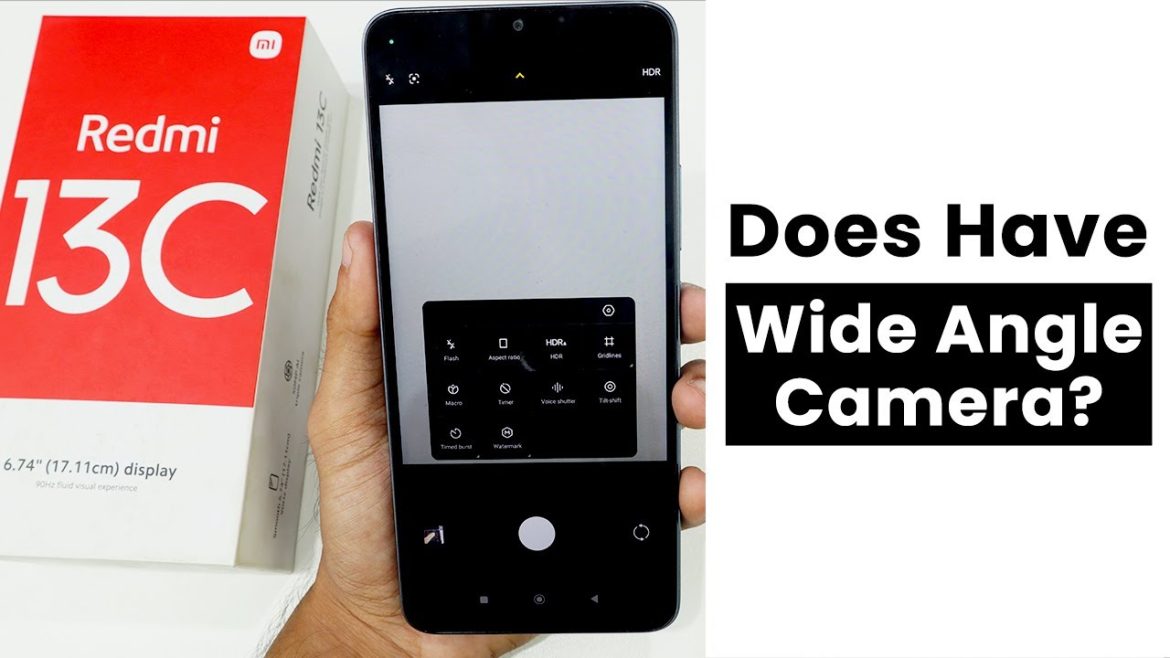 Does Redmi 13C Have Wide Angle Camera?