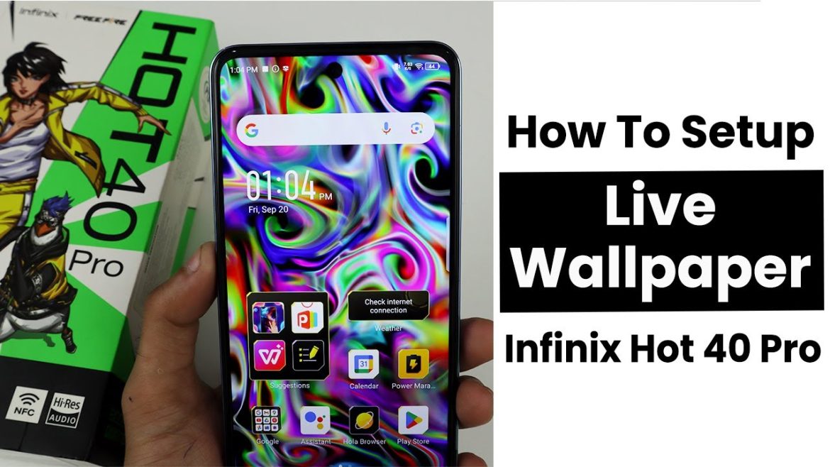 Add Video As An Live Wallpaper In Infinix Hot 40 Pro | Setup Live Wallpaper