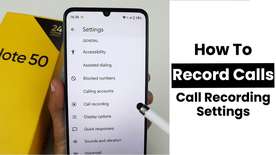 Enable Call Recording In Realme Note 50 | Turn On Call Recording