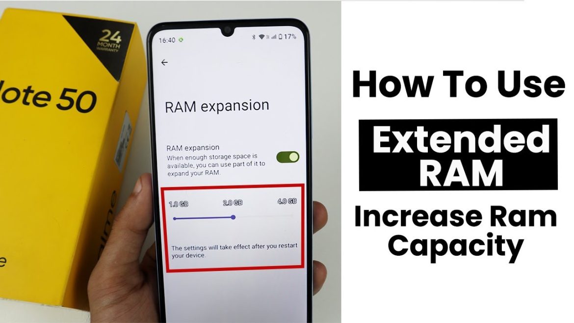 Enable Extended RAM In Realme Note 50 | Extended RAM Settings