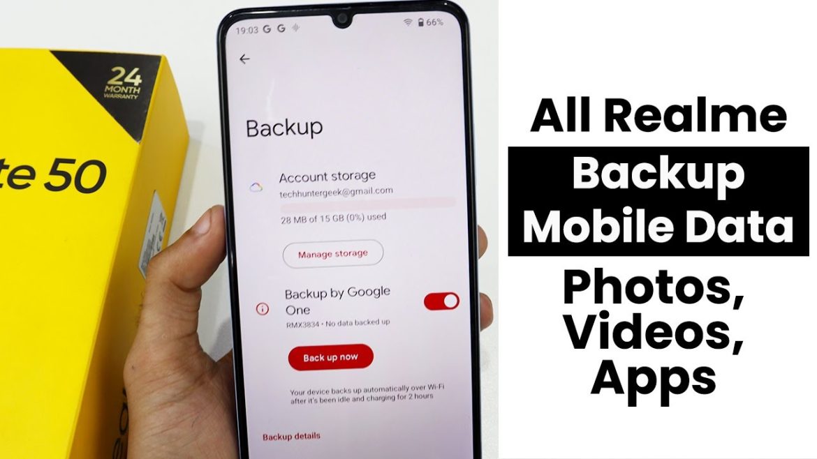 How to Backup Mobile Data In any Realme Device | Backup Settings