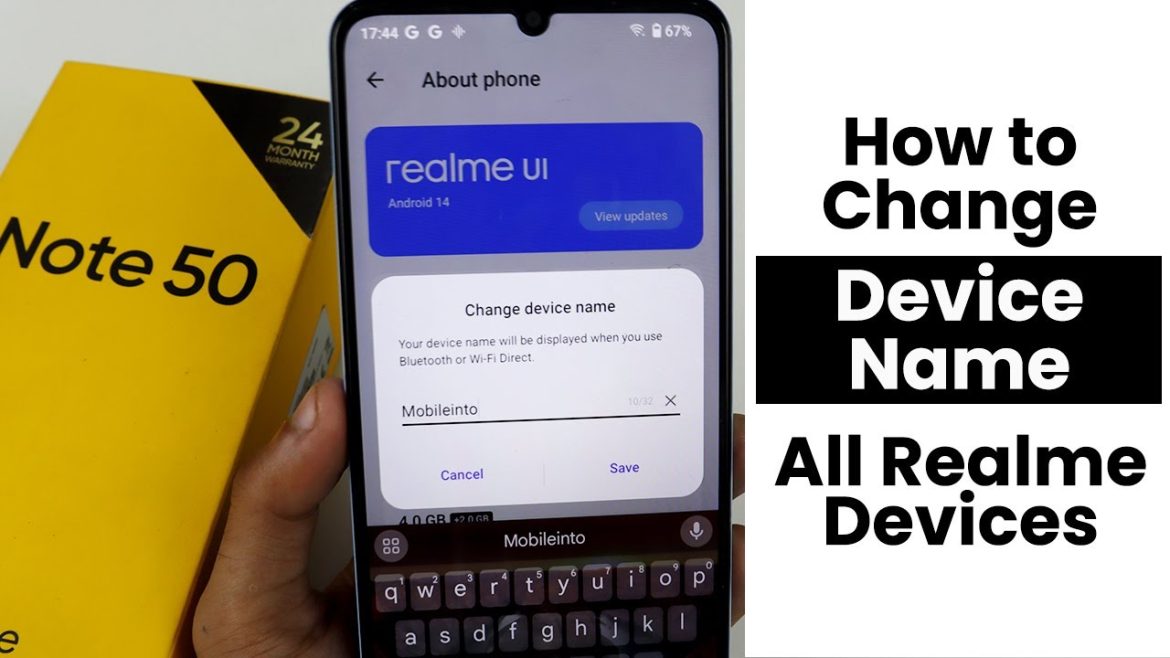 How to Change Device Name In Any Realme Device | Add Device Name
