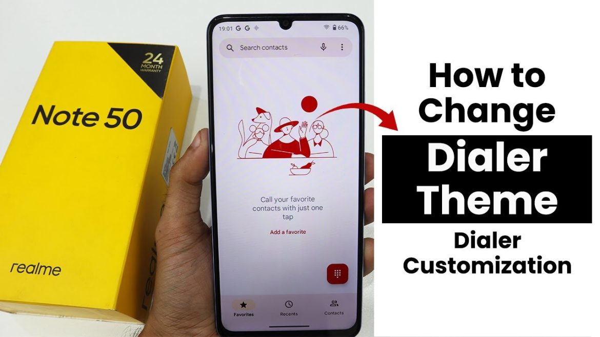 How to Change Dialer Theme In Realme Note 50 | Dialer Customization
