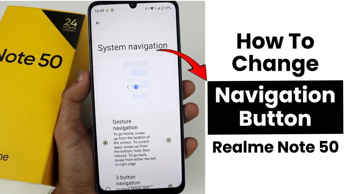 How to Change Navigation Settings In Realme Note 50 | Change Button Setting