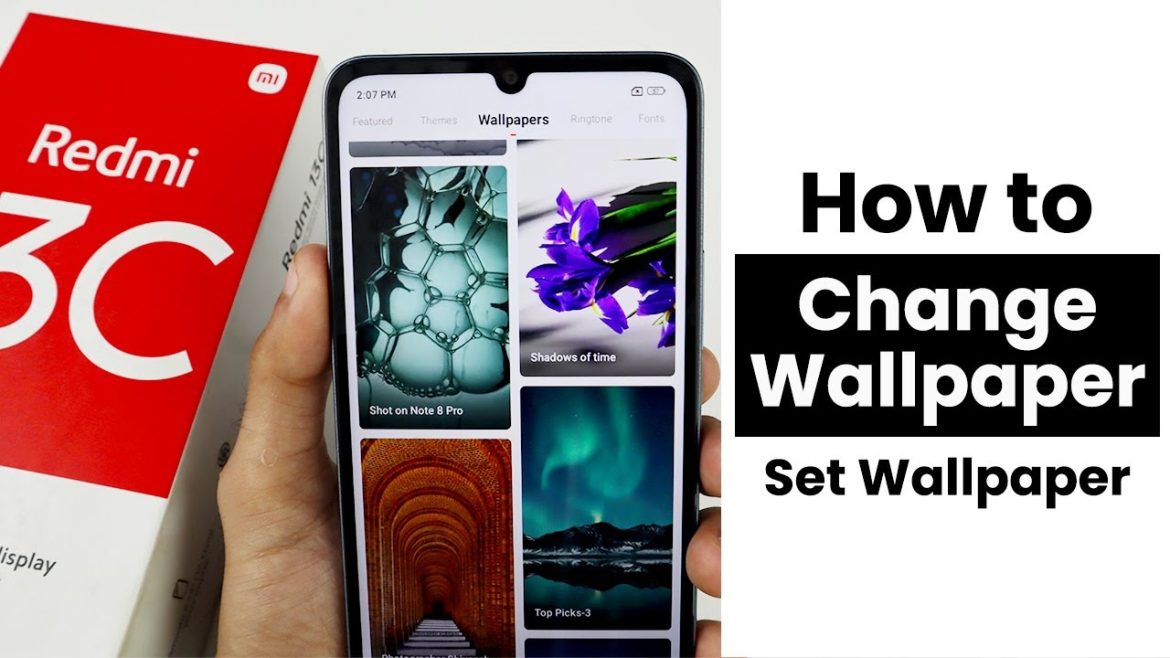 How to Change Wallpaper In Redmi 13C | Set Wallpaper