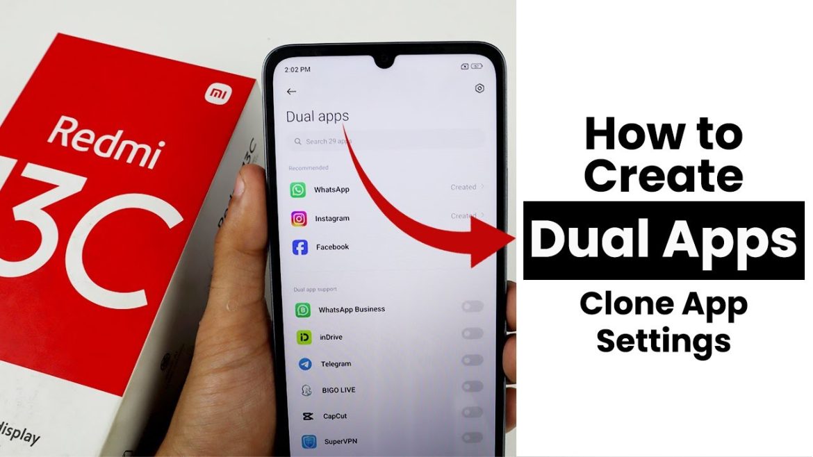 How to Create Dual Apps In Redmi 13C | Clone Apps Settings