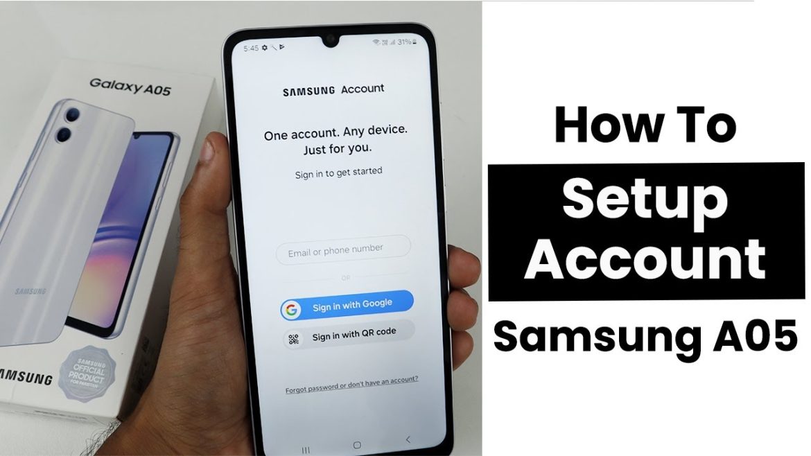 How to Initial Setup Samsung Galaxy A05 | First Time Boot