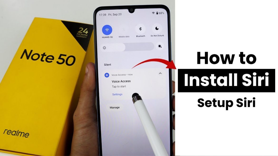 How to Install Siri in Realme Note 50 | Setup Siri