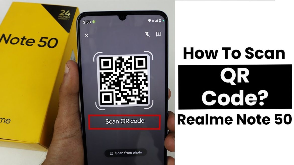 Two Ways to Scan QR Code In Realme Note 50 | Use QR Code