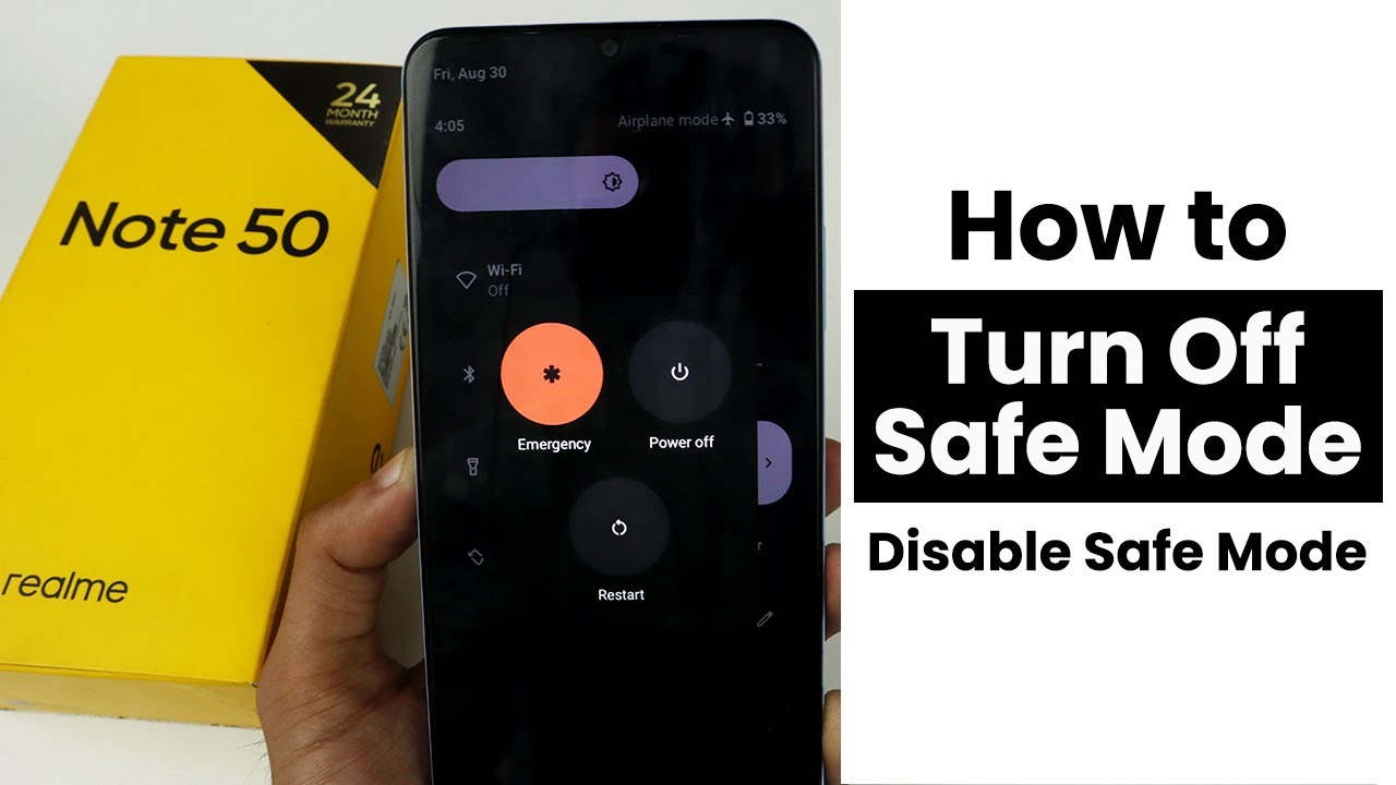 how to disable safe mode in realme 7i