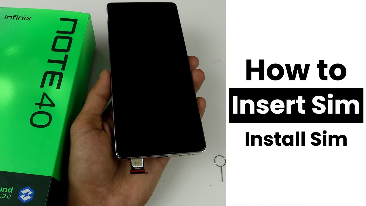 как вставить сим карту в infinix