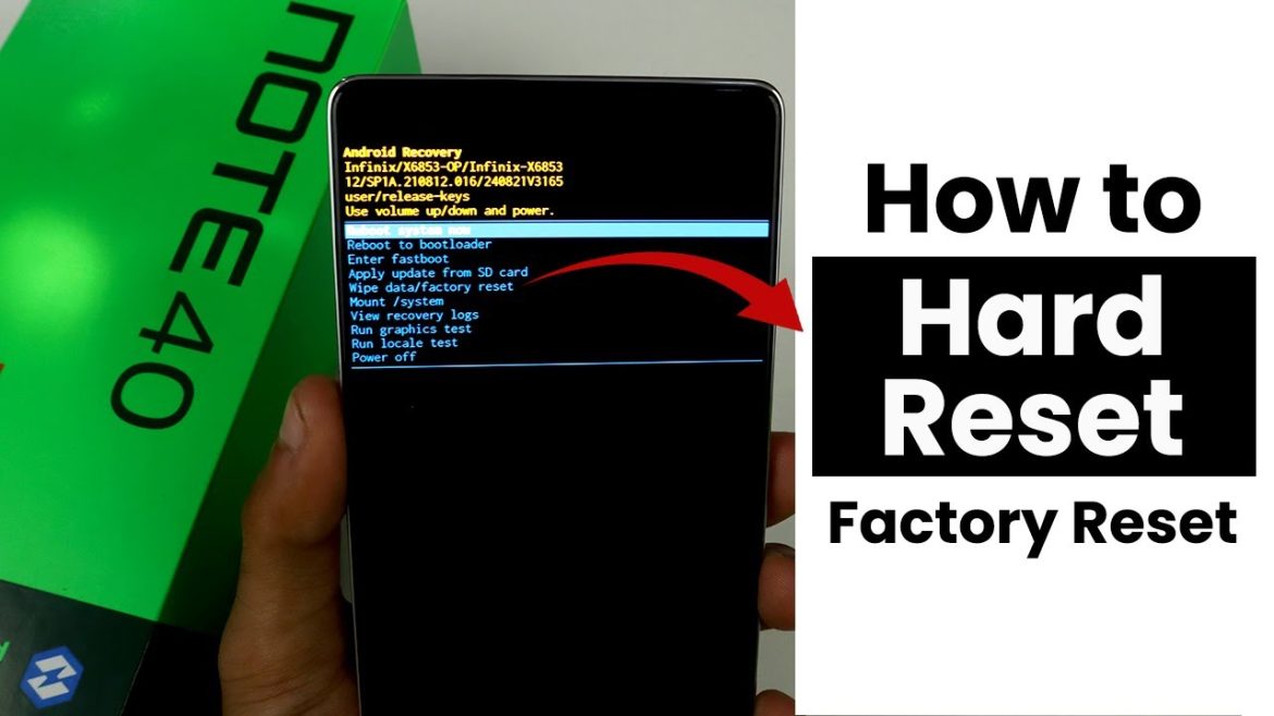 How to Hard Reset Infinix Note 40 | Factory Reset