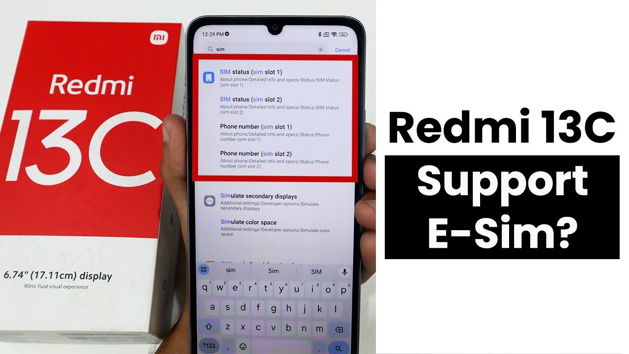 как вставить сим-карту в телефон redmi 13c
