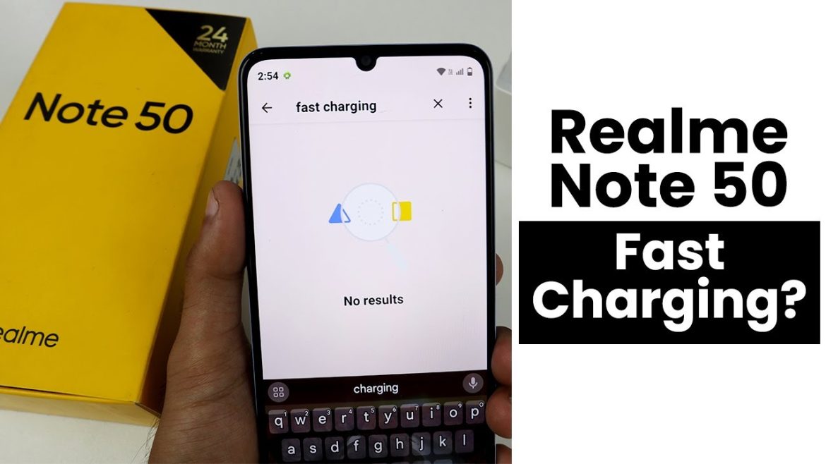 Does Realme Note 50 Have a Fast Charging?