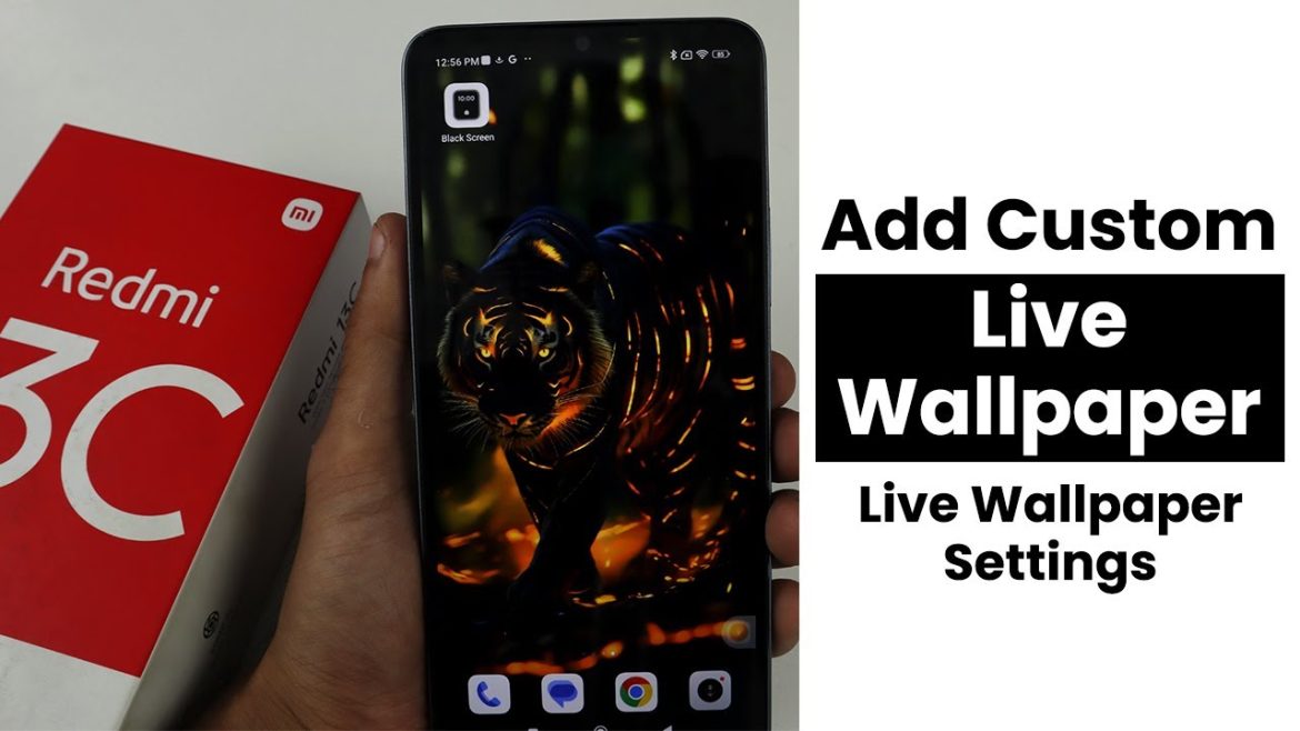 Add Custom Live Wallpaper In Redmi 13C | Live Wallpaper Settings